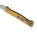 Boker Plus Atlas Slipjoint Zakmes Gesatineerd Drop Point Messing handvat