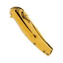 Boker Gold vingervouwzakmes geanodiseerd RVS 440A linerlock
