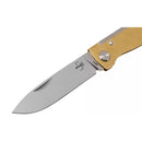Boker Plus Atlas Slipjoint Zakmes Gesatineerd Drop Point Messing handvat