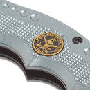 Boker Brand opvouwbaar zakmes Hero grijs RVS 440A aluminium handgreep