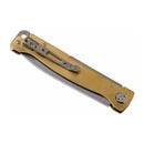 Boker Plus Atlas Slipjoint Zakmes Gesatineerd Drop Point Messing handvat
