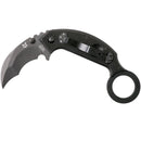 Fox Knives Brand Italy Chiropteka Zakmes Karambit RVS zwart