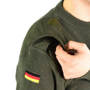 Genuine German army pullover Commando Jumper Green Olive sweater Wool NEW - GoMilitar