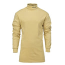 Genuine German military police lightweight sand-colored turtleneck undershirt for warmth and comfort