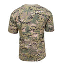 Back view of MFH U.S. Army style short sleeve camo t-shirt made of breathable, lightweight fabric for outdoor use.