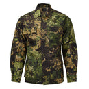 MIL-TEC US BDU field tactical jacket in camouflage ripstop fabric with multiple pockets and reinforced stitching