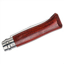 Opinel N°08 Opvouwbaar zakmes 8,5 cm 12C27 roestvrijstalen lemmet, bruin