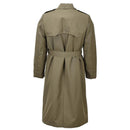 Original Italian military women trench coat olive long with belt liner army NEW - GoMilitar