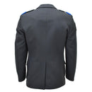 Origineel Zwitsers militair formeel jasje Vintage 4-pocketontwerp donkergrijs