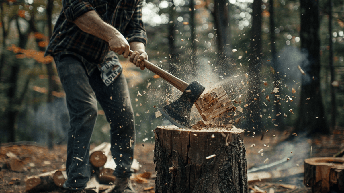Kloofbijlen splijten – Survival, Bushcraft, kampeeruitrusting