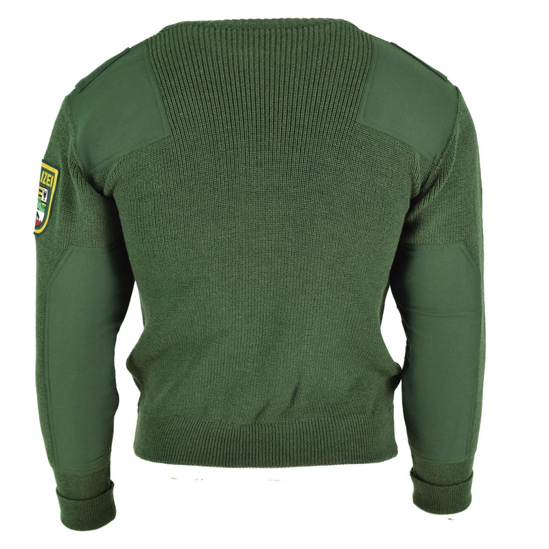 Echte Duitse legertroepen trui groene pullover militaire kwestie bdu jumper nieuw