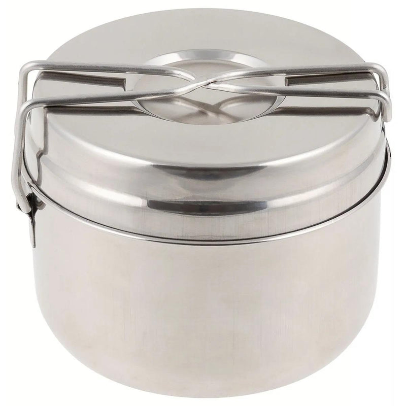 Originele Tsjechisch leger roestvrijstalen puinhoop tin set camping outdoor kookpot pan