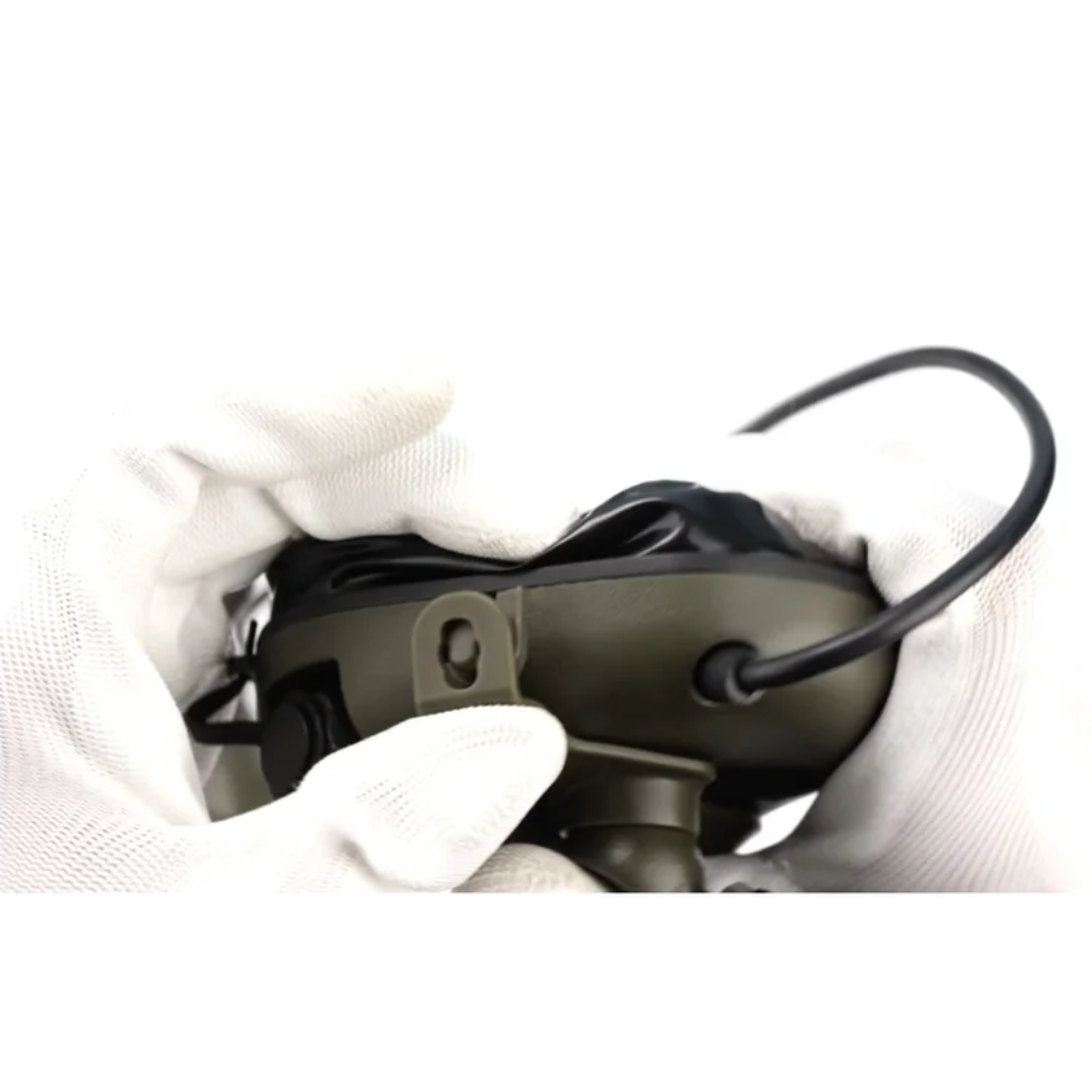 EARMOR M16A ARC Helmrailadapter PLUS Serie Gehoorbeschermer Coyote Bruin