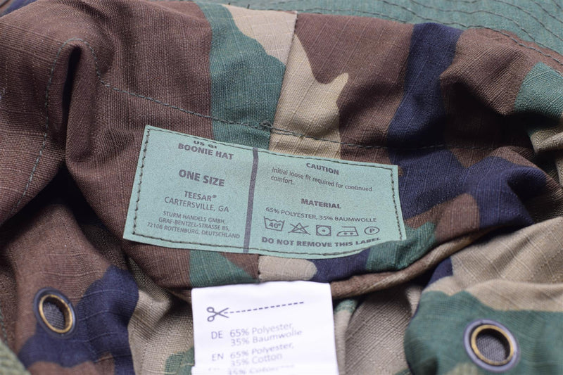 MIL-TEC merk militaire stijl Woodland lichtgewicht Boonie Hat Ripstop Army Cap
