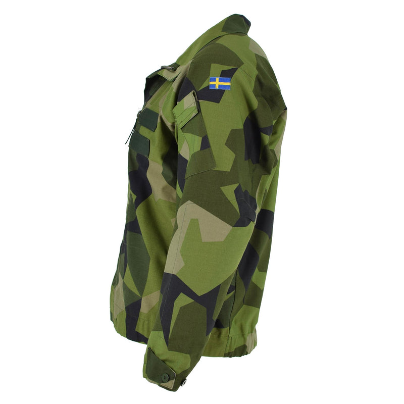 Original Zweeds Army M90 Jacket Splinter Camouflage Field Combat Tanker Nieuw
