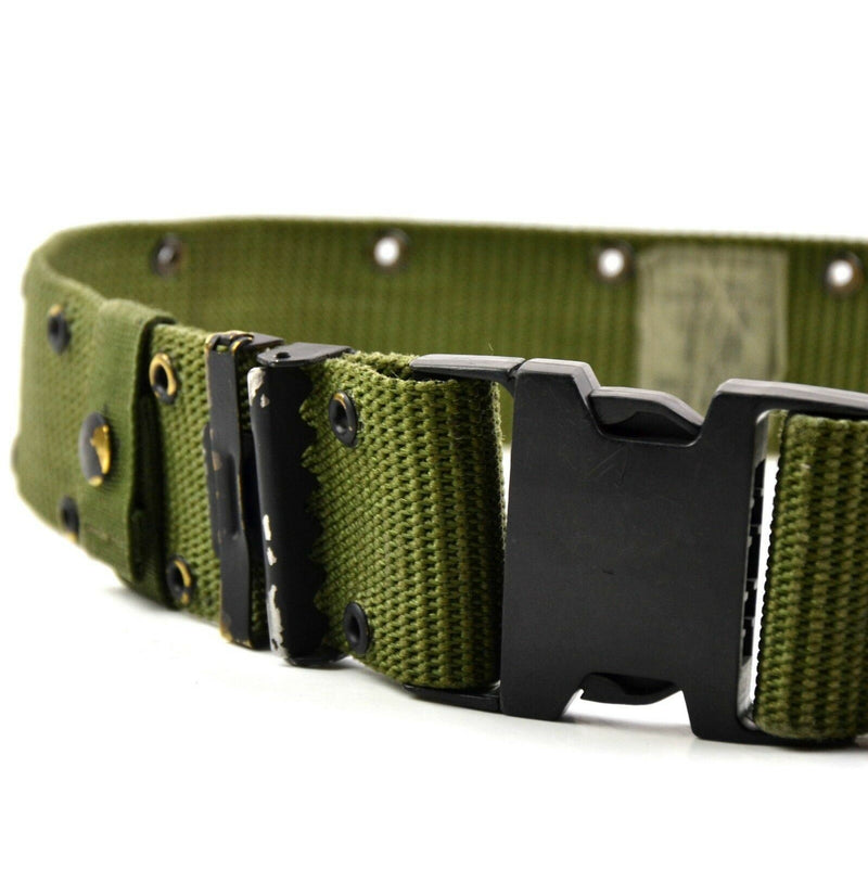 Original U.S Army Webbing System Web Suspenders Belt LC-2 Militair Pistool Green