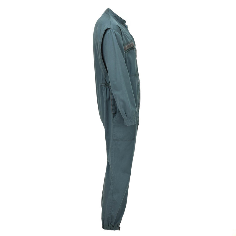 Echte Franse luchtmacht militaire coverall dubbele zip monteur jumpsuit olijf
