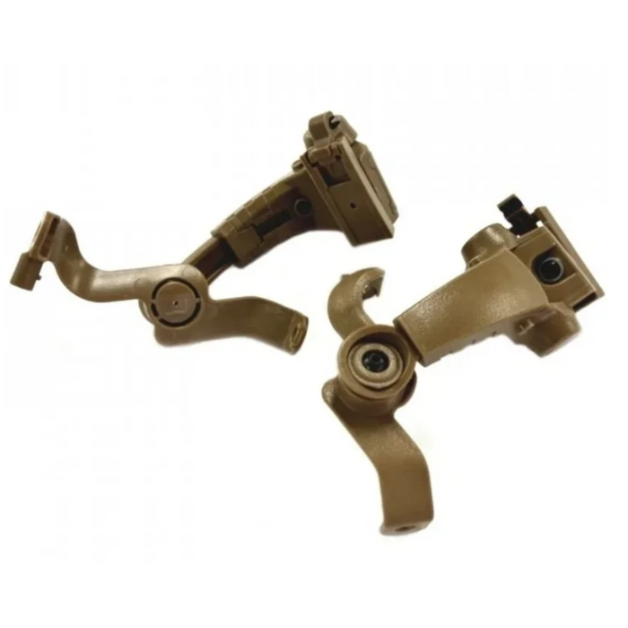 EARMOR M16A ARC Helmrailadapter PLUS Serie Gehoorbeschermer Coyote Bruin