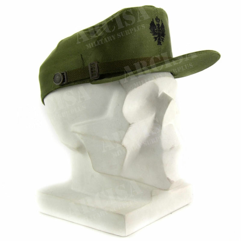 Originele Spanje Spaans militair vizier Cap Army Navy piekte hoed olijfgroen