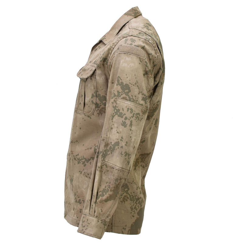 Echt Turkse leger uniforme jas ripstop versterkte ellebogen m2018 camo