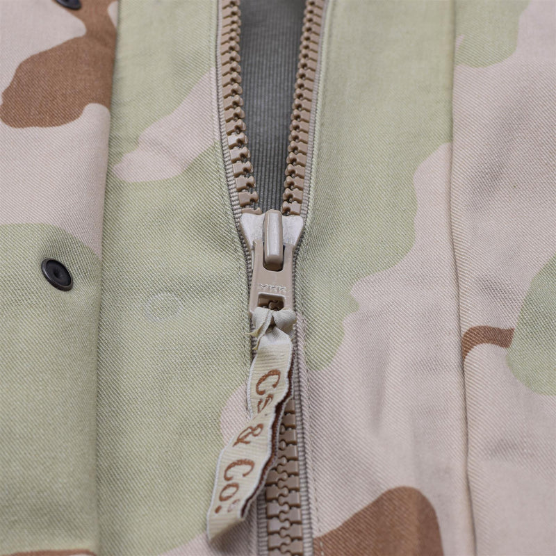 Originele Hongaarse leger regenjasgevecht camouflage woestijn waterdichte capuchoneded