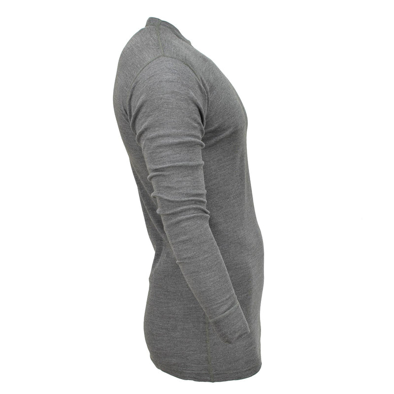 Echte Belgische militaire Undershirt Thermal Gray Jersey Shirts Flame Resist Nieuw