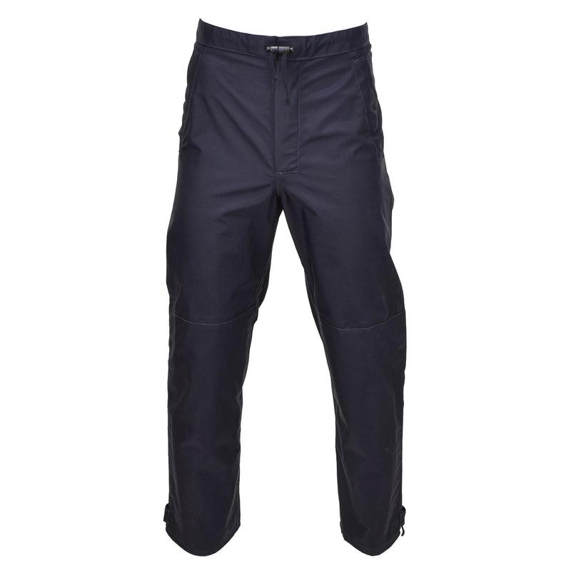 Echte Britse politie Regenbroeken Outdoor Waterdichte natte weerbroek Blauw