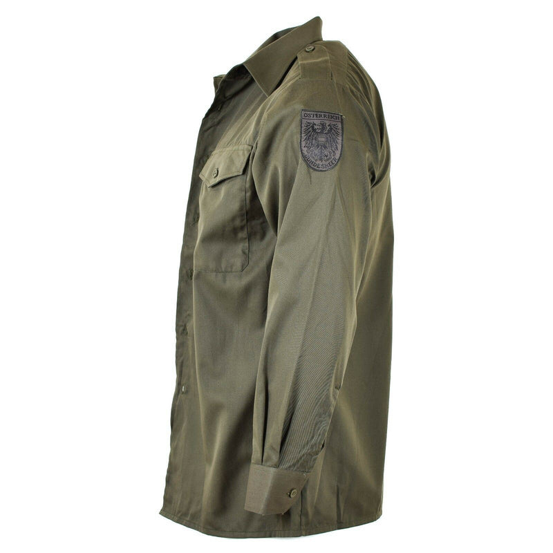 Echt Oostenrijkse legerhirt M65 o.d Militaire gevechten Lange mouw Olive BDU NIEUW