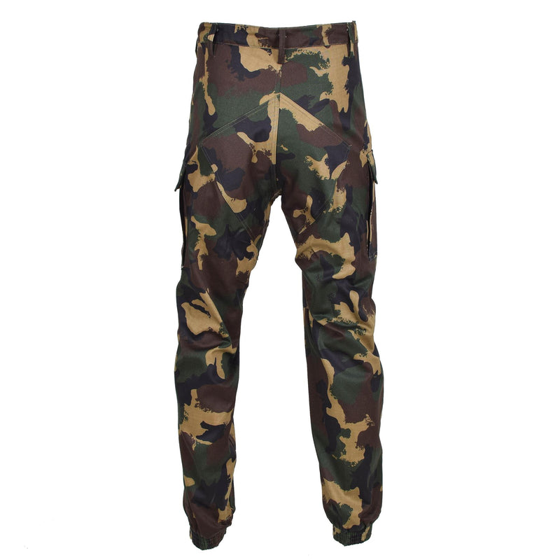 Echte Hongaarse militaire veldtroepen broek M1990 Woodland Camo versterkt nieuw