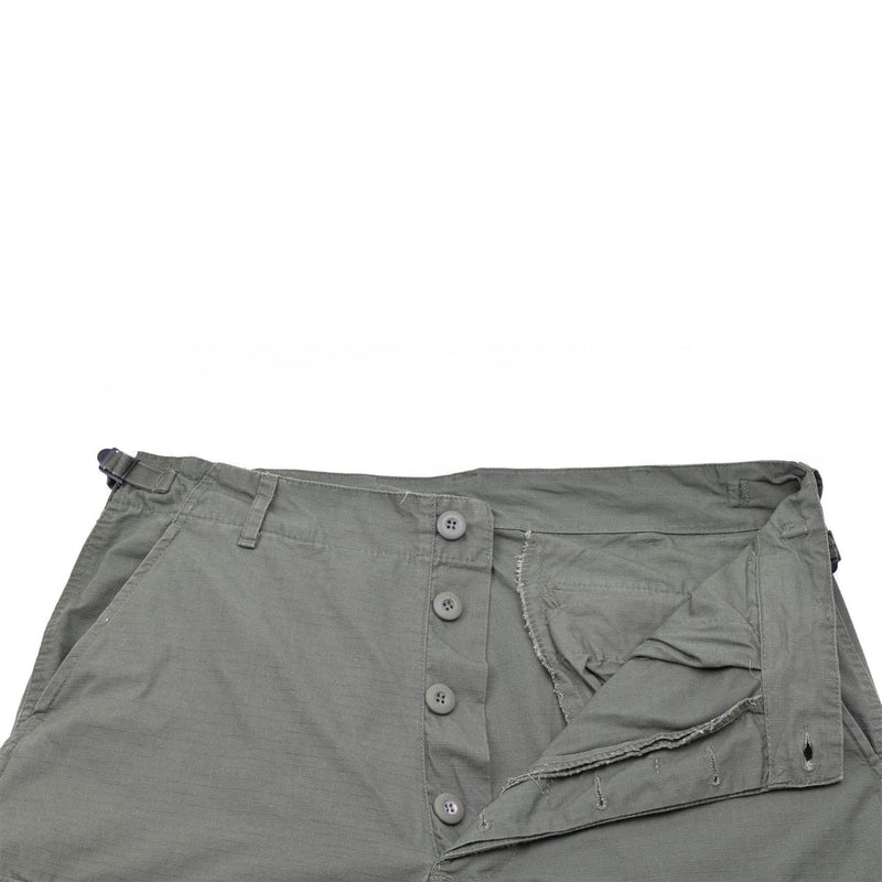 Mil-Tec Brand U.S. Army Style OD Prewashed Bermuda Lichtgewicht Ripstop shorts