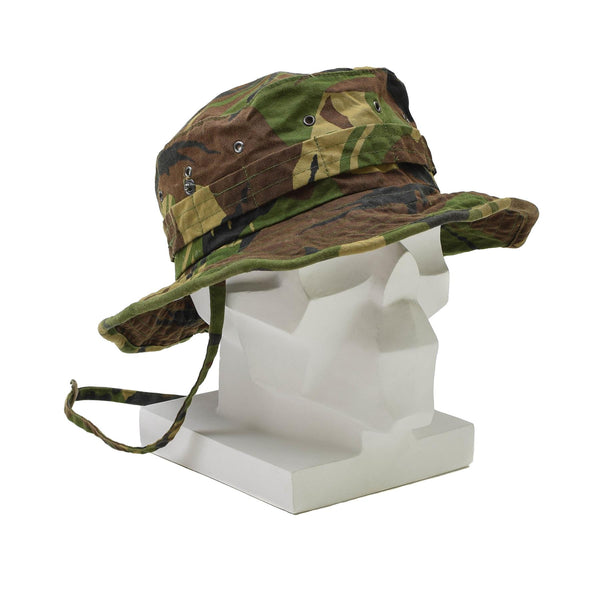Origineel Nederlands militair Panama hoed nekflap tactisch DMP boonie cap surplus