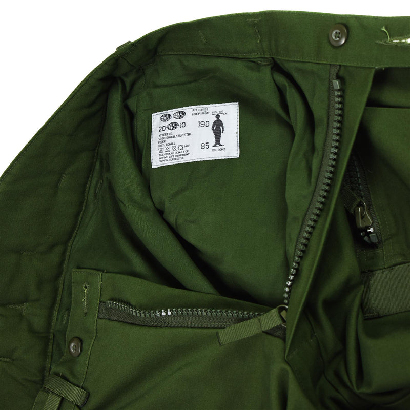 Echte Zweedse thermische tankbroeken M90 Olive BDU -broeken W Braces Over het algemeen nieuw