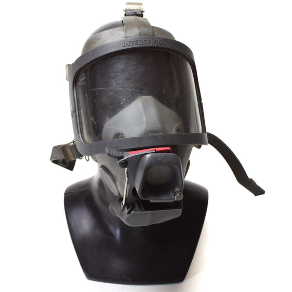 Echt interspiro merk gezichtsmasker brandweerman SCBA ademhalingsapparaatgasmasker