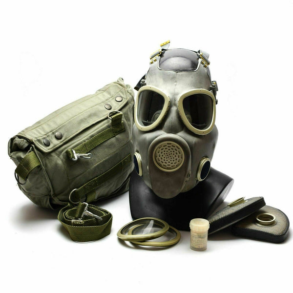 Pools militair gasmasker MP-4 Echte ademhalingschemische grijze olijf OD NIEUW