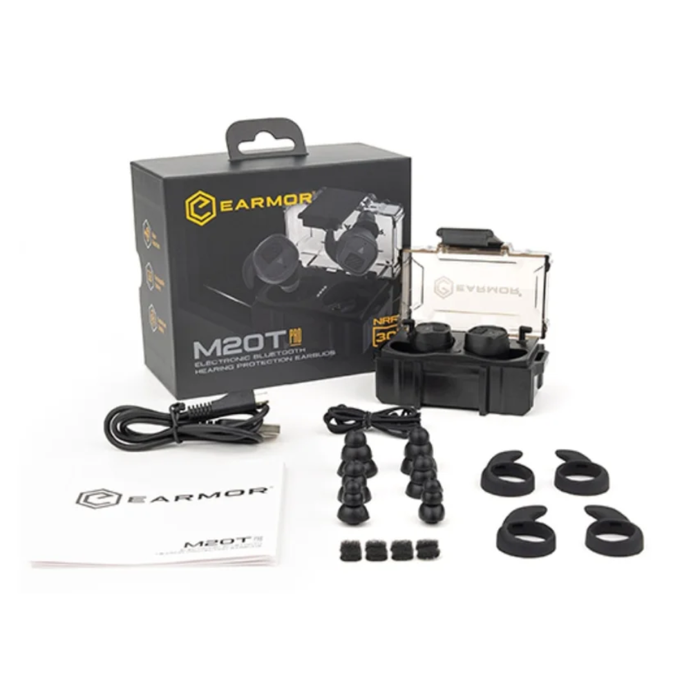 Earmor M20T Pro Bluetooth elektronische oordopjes Gehoorbescherming Foliage Groen