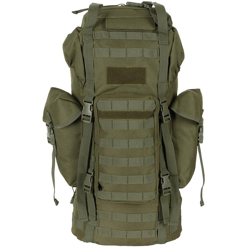 MFH Brand Army BW Combat Tactical Molle 65L Backpack Aluminium Rod Field Bag Nieuw