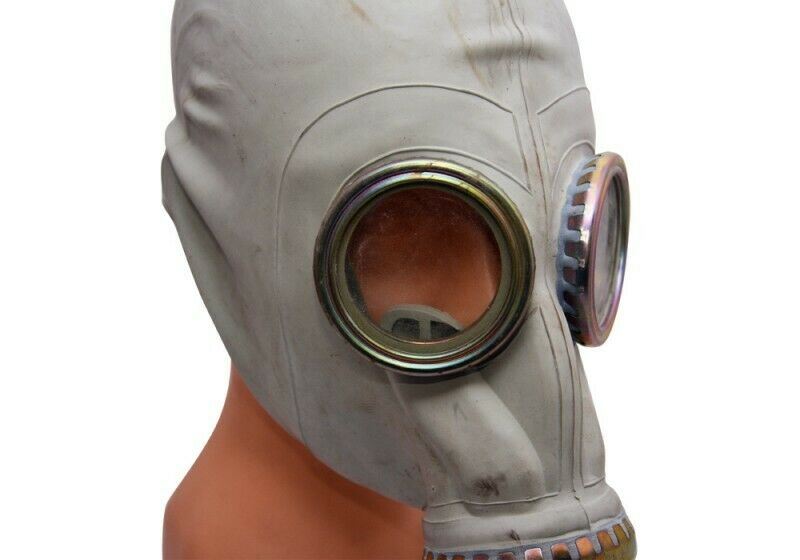Pools Polen gasmasker mp3 mua alleen masker echte ademhalingsoverschot uit 1970's