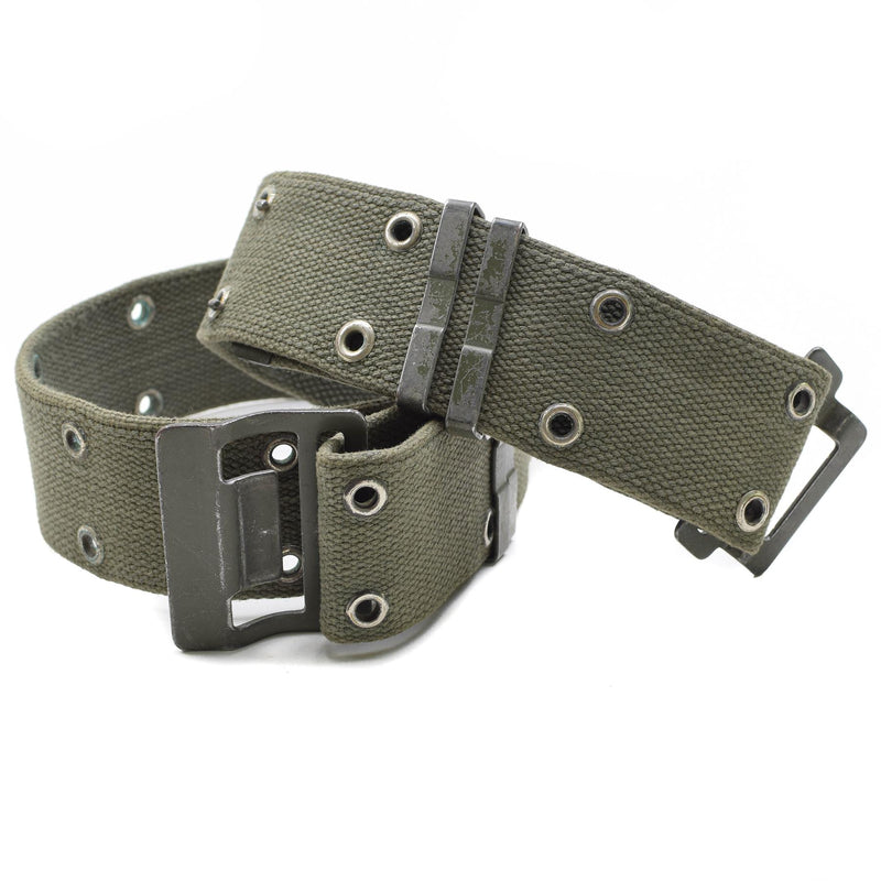 Originele Franse leger marine swebbing riem famas olive od web France militair nieuw