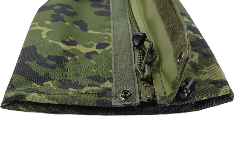 Tacgear merk been beenkappen Deense m84 camo -patroon waterdichte metaalhaken nieuw