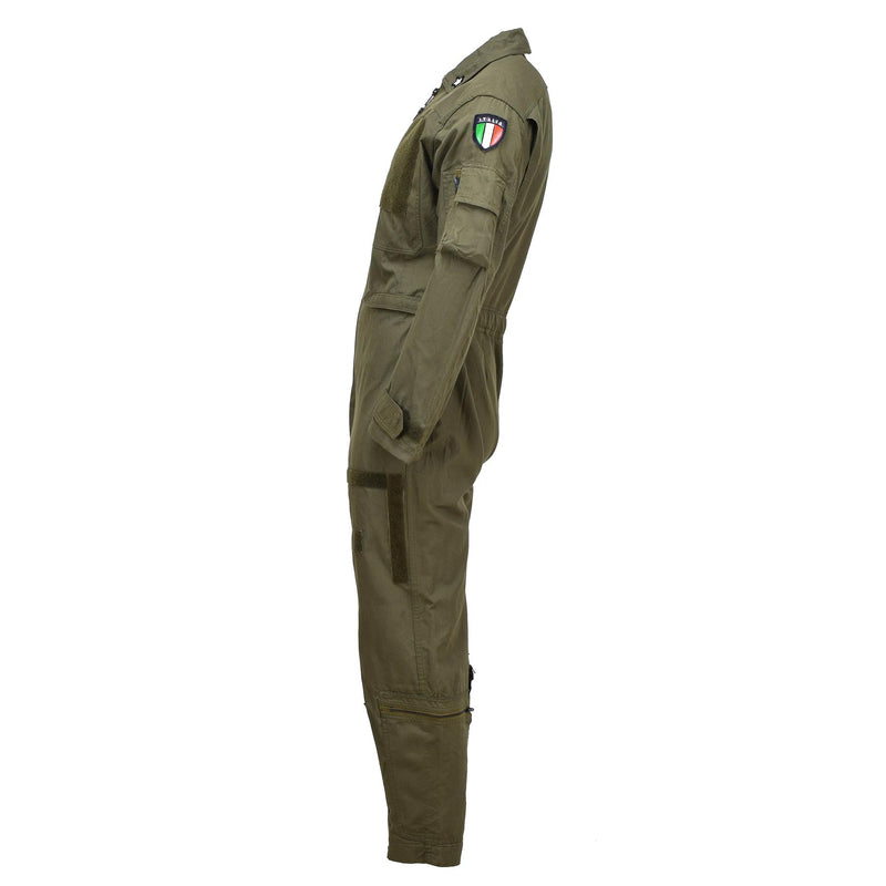 Echt Italiaans leger Coverall Flight Suite Militaire olijf jumpsuit Aramid