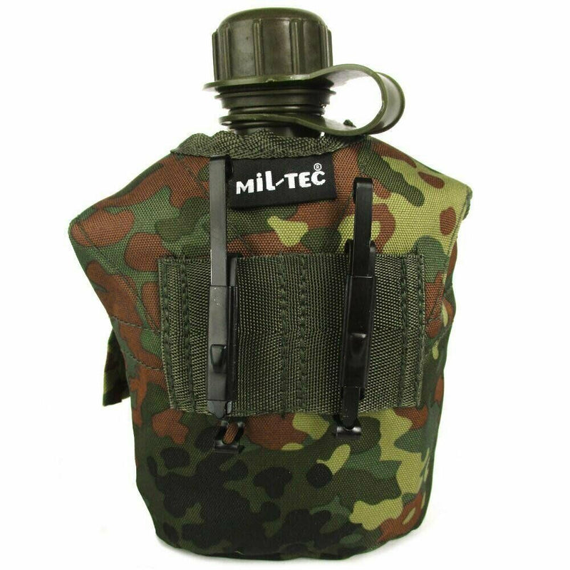 Amerikaanse legerstijl kantine M1 waterfles met Cover Cup & Alice Clips US Military