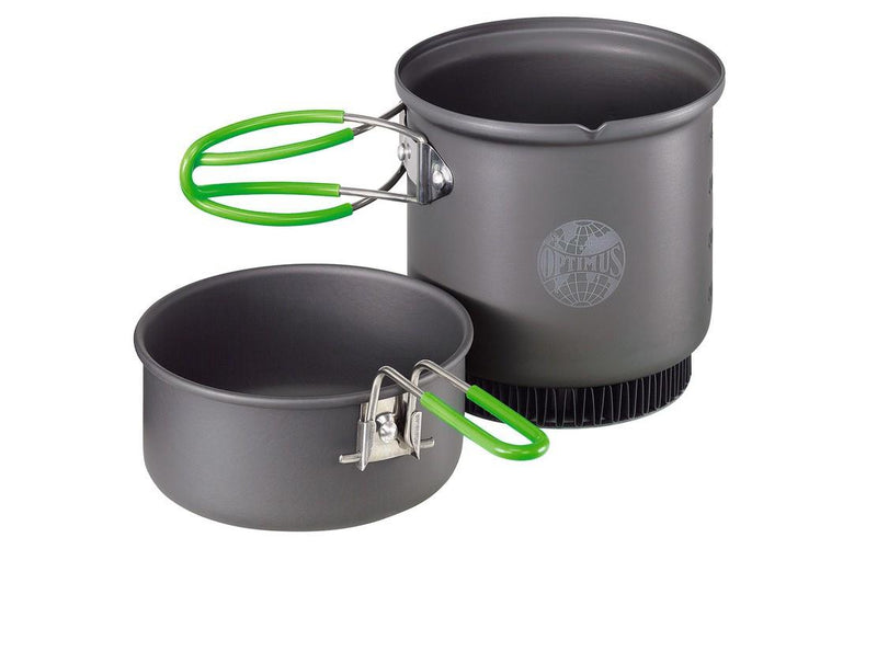 Optimus Crux Weekender Hij kookt Pot Cup System Fornuis Camping wandelkokset