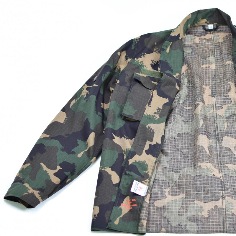 Echt Hongaars legerhirt M90 4 kleur camouflage camouflage lange mouwen militair nieuw