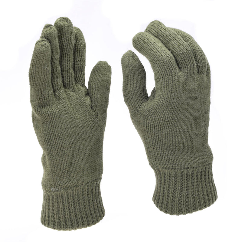 MIL-Tec Handschoenen mannen Warm gebreide Thinsule ™ voering Olive OD Winter Tactical Gear