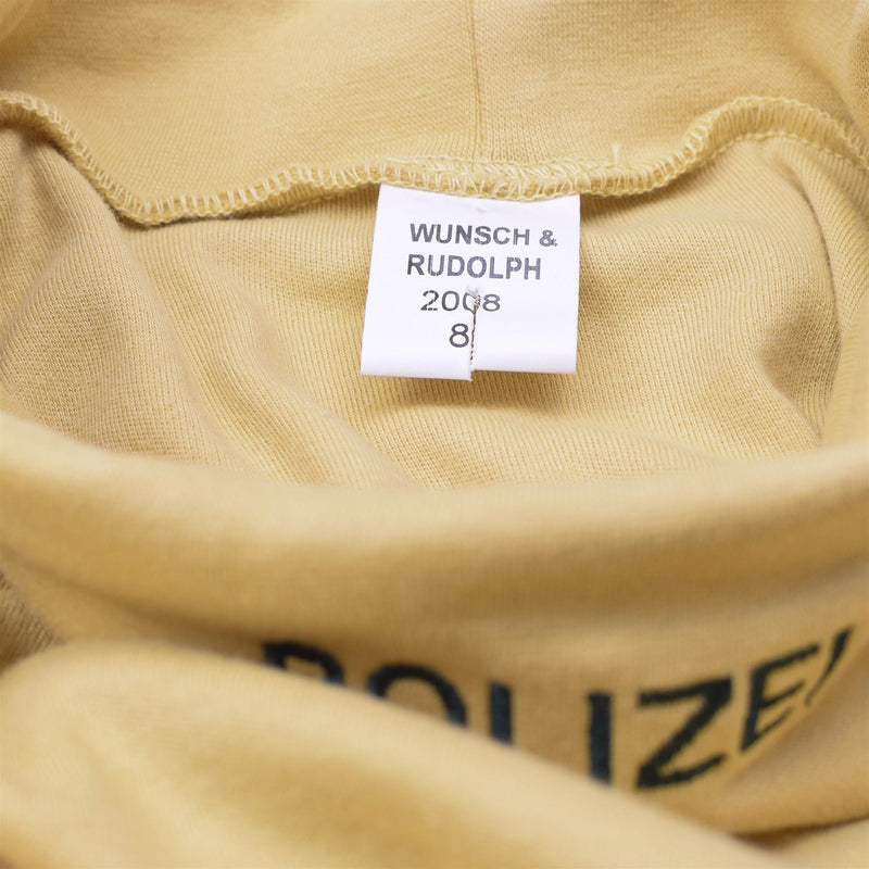 Echte Duitse militaire politie onderstreept lichtgewicht schildpaddenhirmshirt zand nieuw