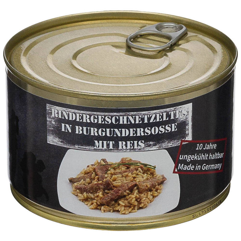 MFH Kant-en-klaarmaaltijd Gehakt Rundvlees met Rijst 400 g Camping Outdoor Food