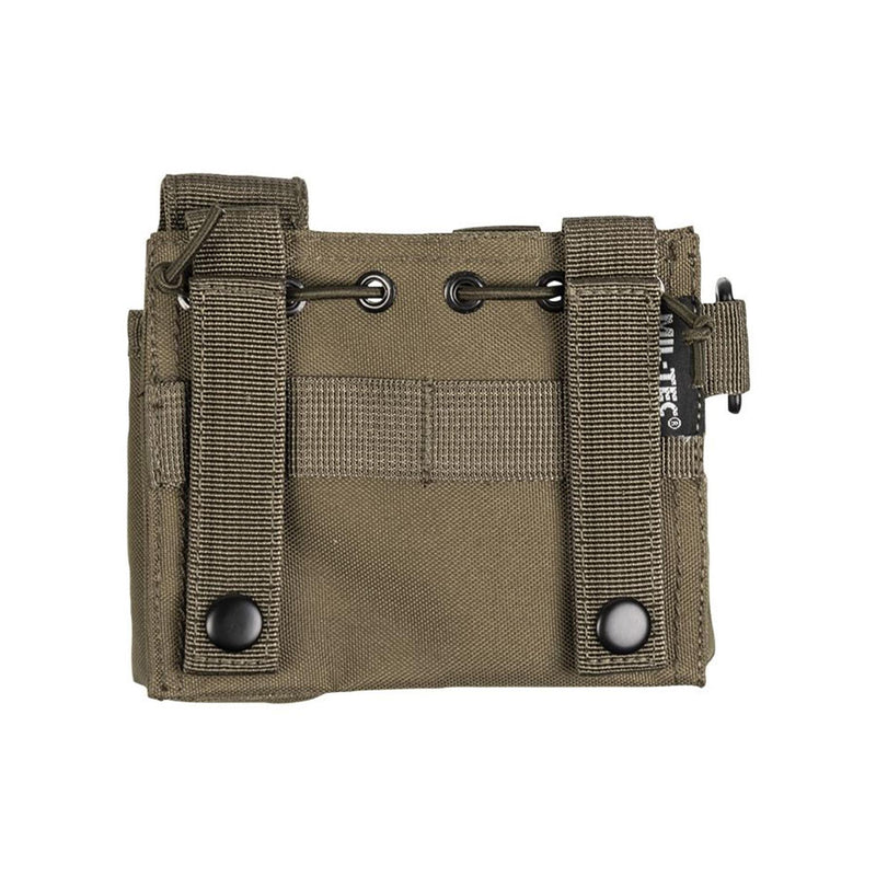 Mil-Tec admin zakje molle bijlage zaklamp pen notebook pocket olijf