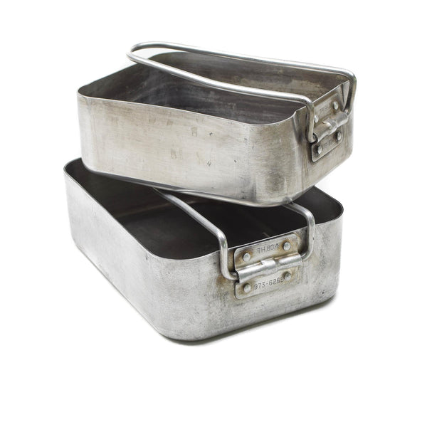 Originele Britse militaire puinhooplang aluminium wandelplaat camping buitenpan