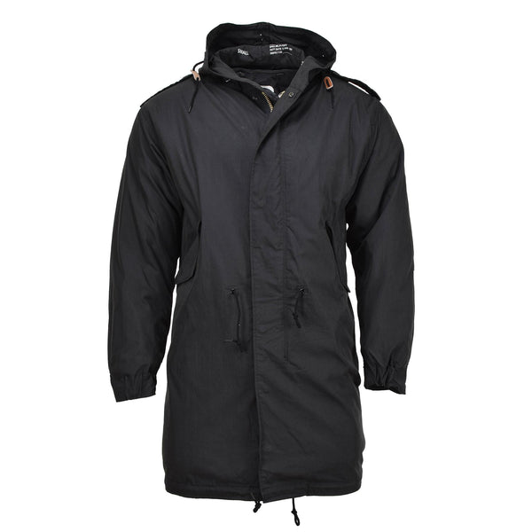 Mil-Tec Brand U.S. Militaire stijl Parka M51 Shell Hooded Quilted Liner Black Nieuw