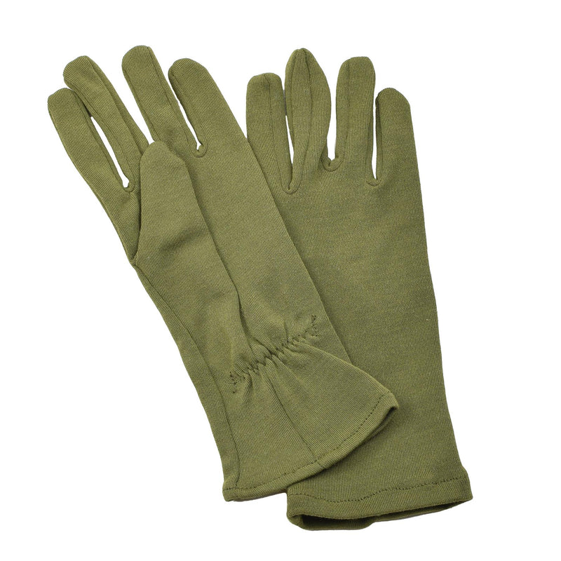 Echte Britse legerhandschoenen olijfhandwarmers brandbestendige vezelhandschoenen nieuw
